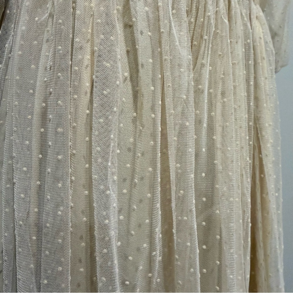 MARBLE Cream Puff Sleeve Mini Dress - Picture 6 of 9